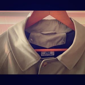 J. PRESS X GRENFELL TAN COTTON RAINCOAT